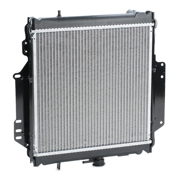 NRF 513161 Engine radiator Aluminium, 375 x 368 x 26 mm, Brazed cooling fins