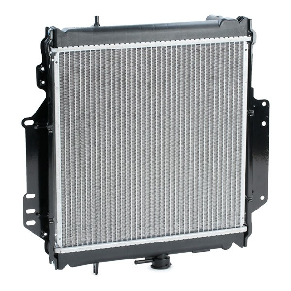 NRF 513161 Engine radiator Aluminium, 375 x 368 x 26 mm, Brazed cooling fins