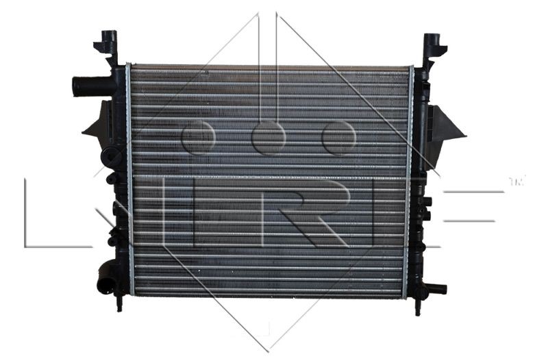NRF 529513 Engine radiator Aluminium, 430 x 378 x 23 mm, Mechanically jointed cooling fins