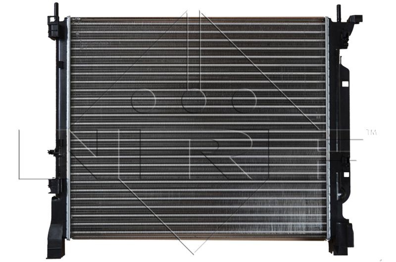 NRF 53002 Engine radiator Aluminium, 563 x 490 x 23 mm, Mechanically jointed cooling fins