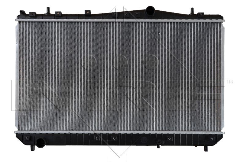 NRF 53384 Engine radiator Aluminium, 698 x 375 x 16 mm, Brazed cooling fins