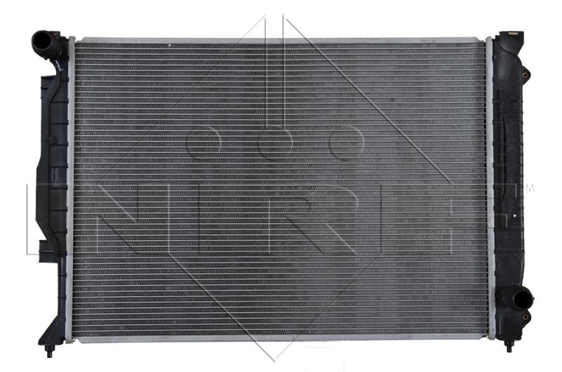 NRF EASY FIT 53443 Engine radiator Aluminium, 631 x 449 x 26 mm, with seal ring, Brazed cooling fins