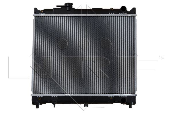 NRF 53566 Engine radiator Aluminium, 488 x 377 x 26 mm, Brazed cooling fins