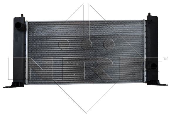 NRF EASY FIT 53603 Engine radiator Aluminium, 580 x 316 x 18 mm, with mounting parts, Brazed cooling fins