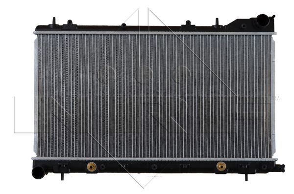 NRF 53711 Engine radiator Aluminium, 686 x 360 x 16 mm, Brazed cooling fins