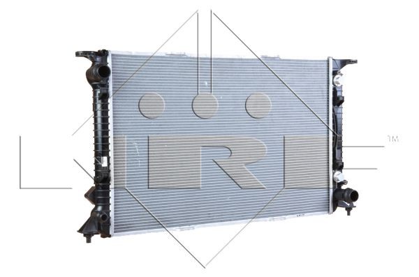 NRF EASY FIT 53719 Engine radiator Aluminium, 720 x 470 x 36 mm, with seal ring, Brazed cooling fins