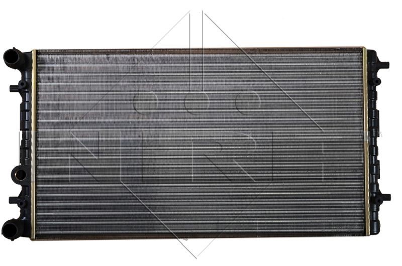 NRF 58143 Engine radiator Aluminium, 650 x 378 x 34 mm, Mechanically jointed cooling fins