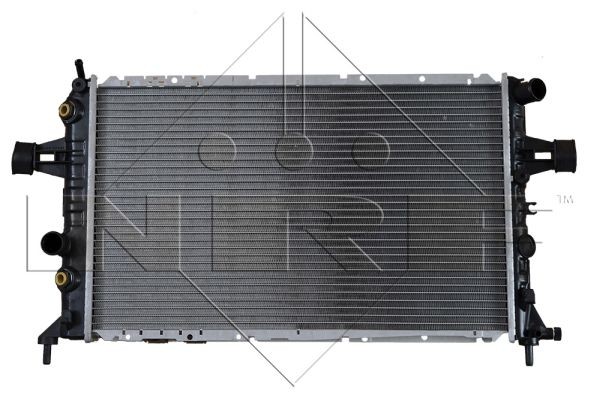 NRF EASY FIT 58178 Engine radiator Aluminium, 600 x 366 x 34 mm, with mounting parts, Brazed cooling fins
