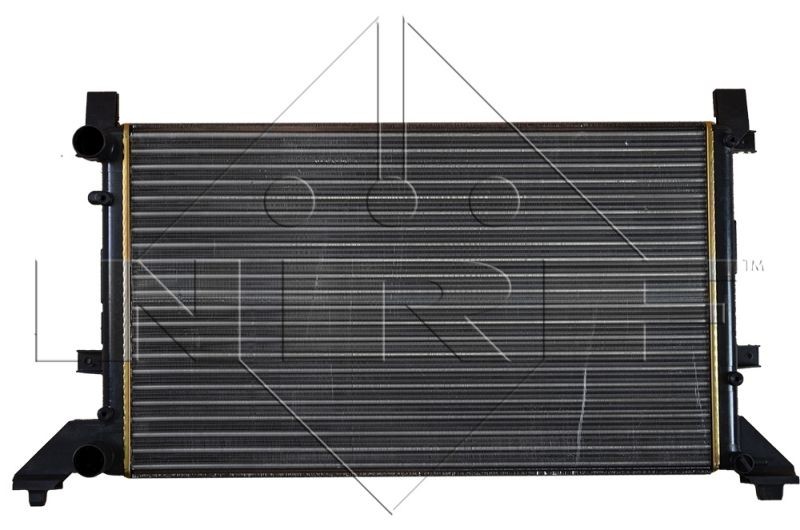 NRF 58240 Engine radiator Aluminium, 680 x 415 x 34 mm, Mechanically jointed cooling fins