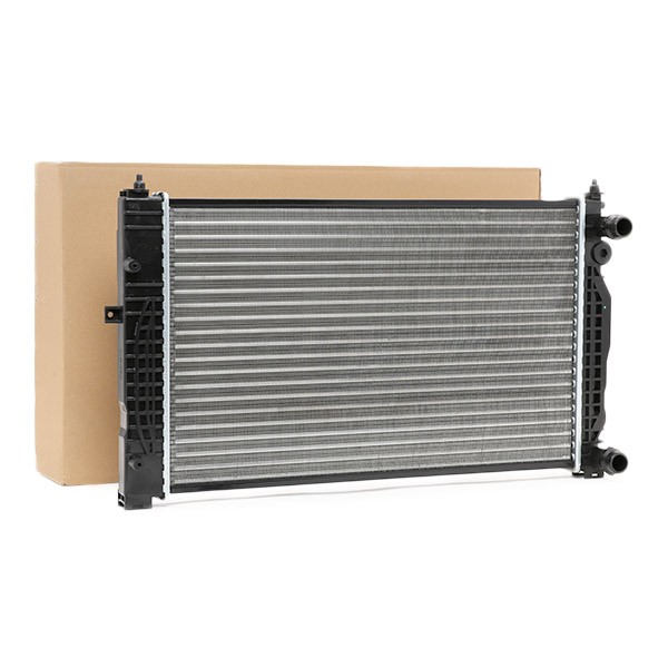 NRF EASY FIT 58259 Engine radiator Aluminium, 632 x 415 x 34 mm, without sensor, with seal ring, Mechanically jointed cooling fins