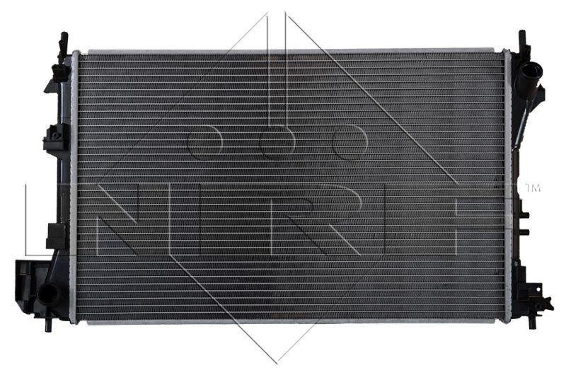 NRF 58293 Engine radiator Aluminium, 650 x 415 x 30 mm, Brazed cooling fins