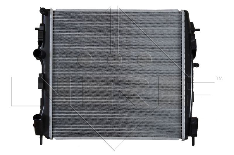 NRF 58317 Engine radiator Aluminium, 458 x 448 x 26 mm, Brazed cooling fins