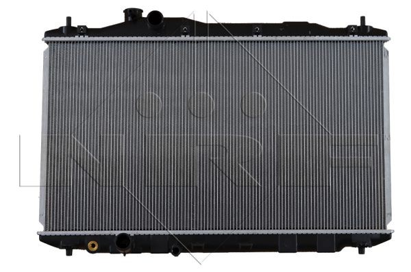 NRF 58323 Engine radiator Aluminium, 671 x 375 x 16 mm, Brazed cooling fins