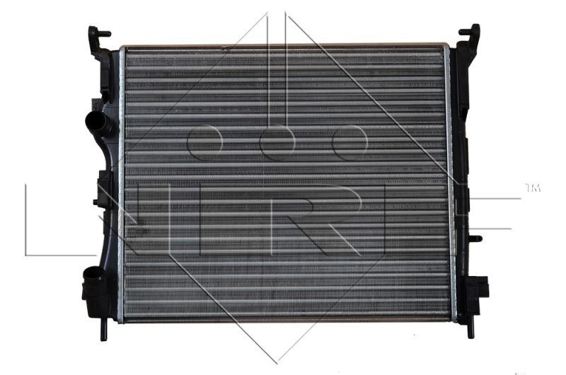 NRF 58374 Engine radiator Aluminium, 480 x 416 x 34 mm, Mechanically jointed cooling fins