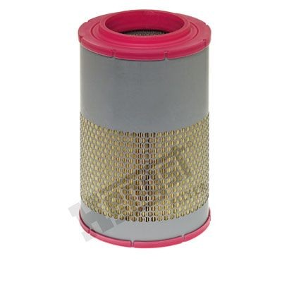 HENGST FILTER E498L01 Air filter 339mm, 214mm, Filter Insert