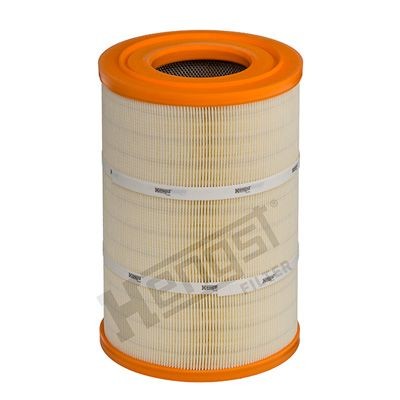 HENGST FILTER E307L Air filter 383mm, 248mm, Filter Insert