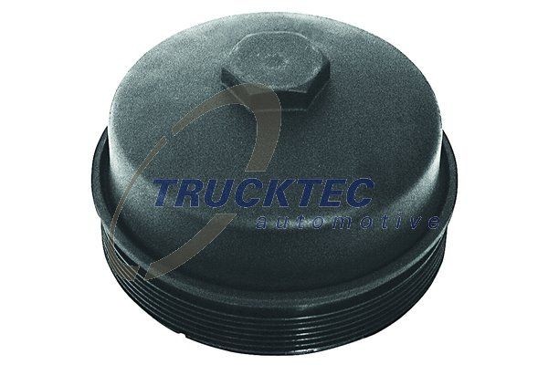 TRUCKTEC AUTOMOTIVE 01.18.065 Deckel, Ölfiltergehäuse für MERCEDES-BENZ ACTROS LKW in Original Qualität