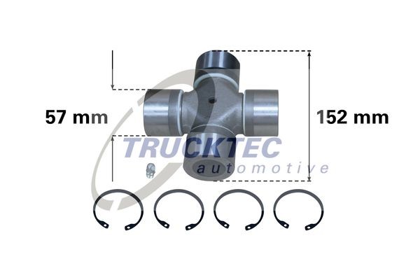 TRUCKTEC AUTOMOTIVE 01.34.014 Drive shaft coupler