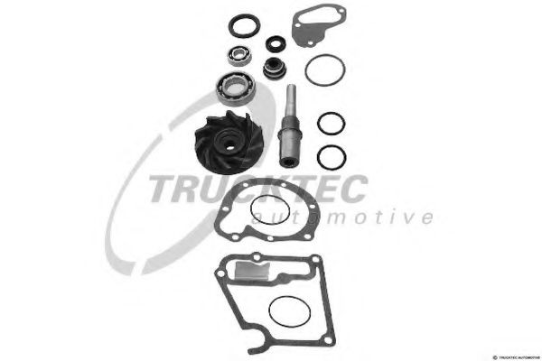 TRUCKTEC AUTOMOTIVE 01.43.247 Reparatursatz, Wasserpumpe für MERCEDES-BENZ NG LKW in Original Qualität