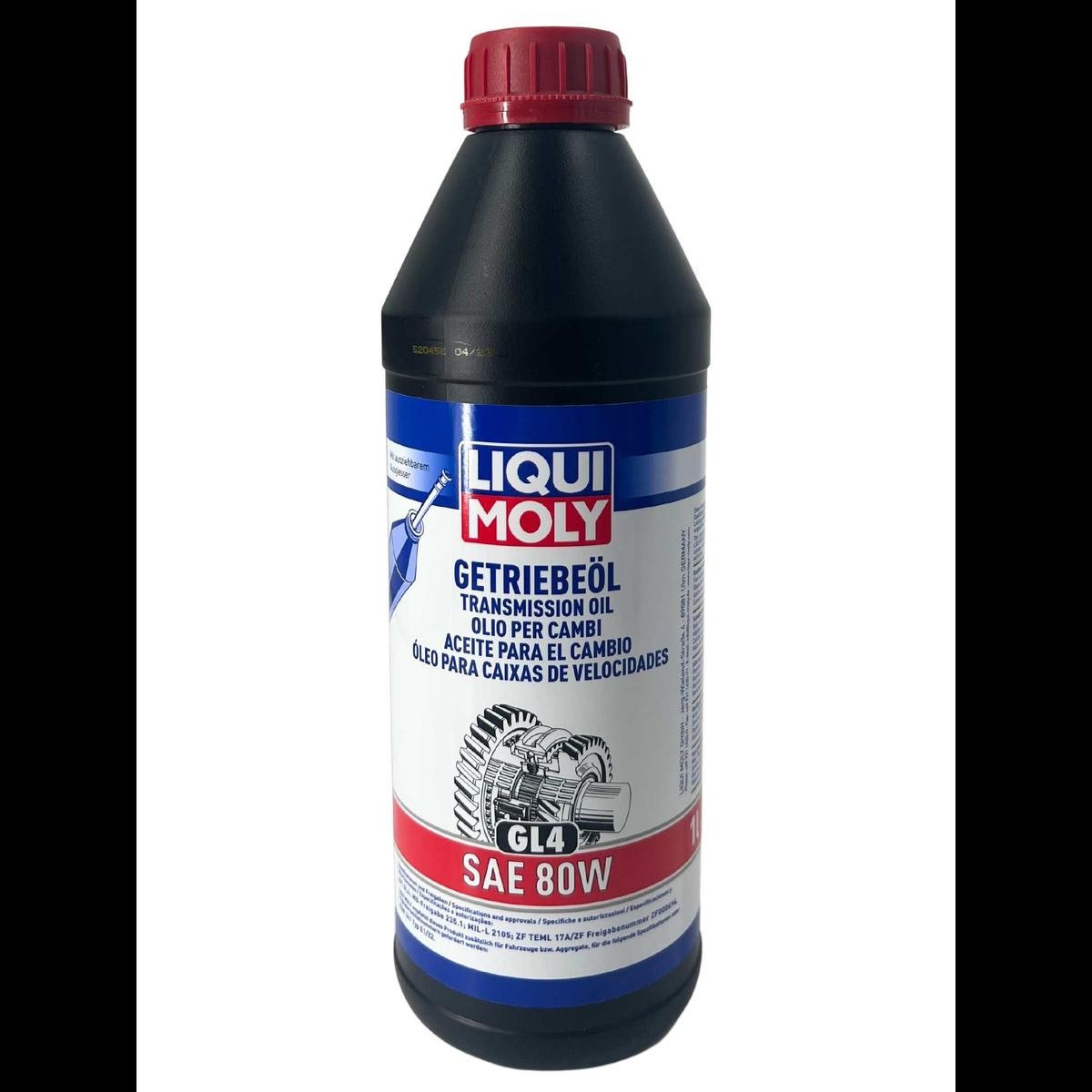 Ford FIESTA Oils and fluids parts - Manual Transmission Oil LIQUI MOLY 1020