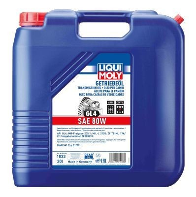 original VW T2 Transporter Gearbox oil and transmission oil LIQUI MOLY 1033