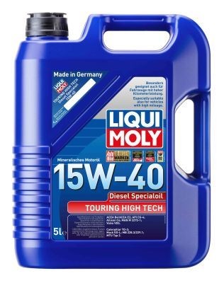 Buy Motor oil LIQUI MOLY petrol 1073 Touring High Tech, Diesel Special Oil 15W-40, 5l, Mineral Oil
