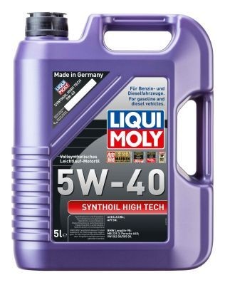 Buy Auto oil LIQUI MOLY diesel 1307 Synthoil, High Tech 5W-40, 5l, Synthetic Oil