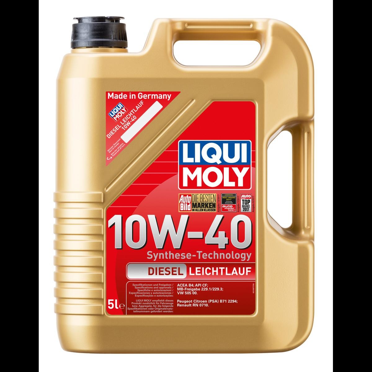 1387 Motor oil LIQUI MOLY 10W-40 review and test