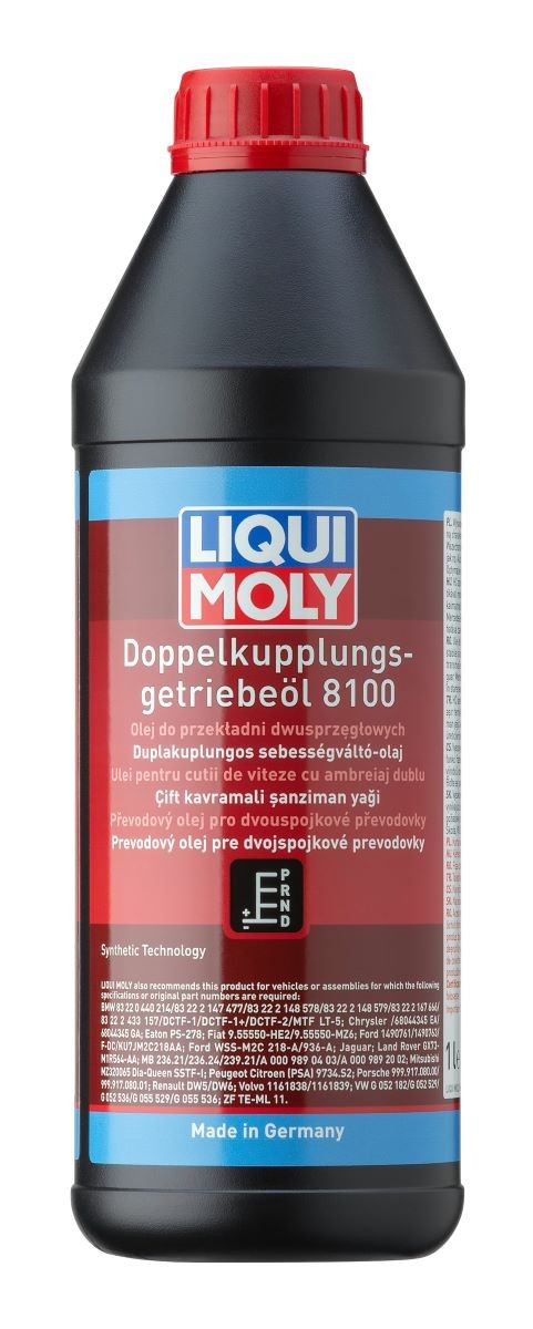 LIQUI MOLY Dual Clutch Oil, 8100 3640 Aceite caja de cambios ATF DCT, 1L, amarillo