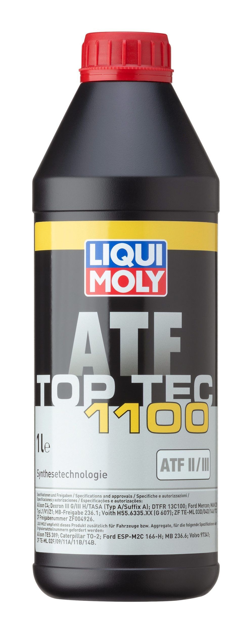 LIQUI MOLY Top Tec ATF, 1100 3651 Automaatkäigukasti õli ATF III, 1l, Punane