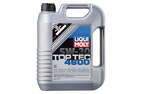 Engine oil LIQUI MOLY Top Tec 4600 5W30 5l, 3756