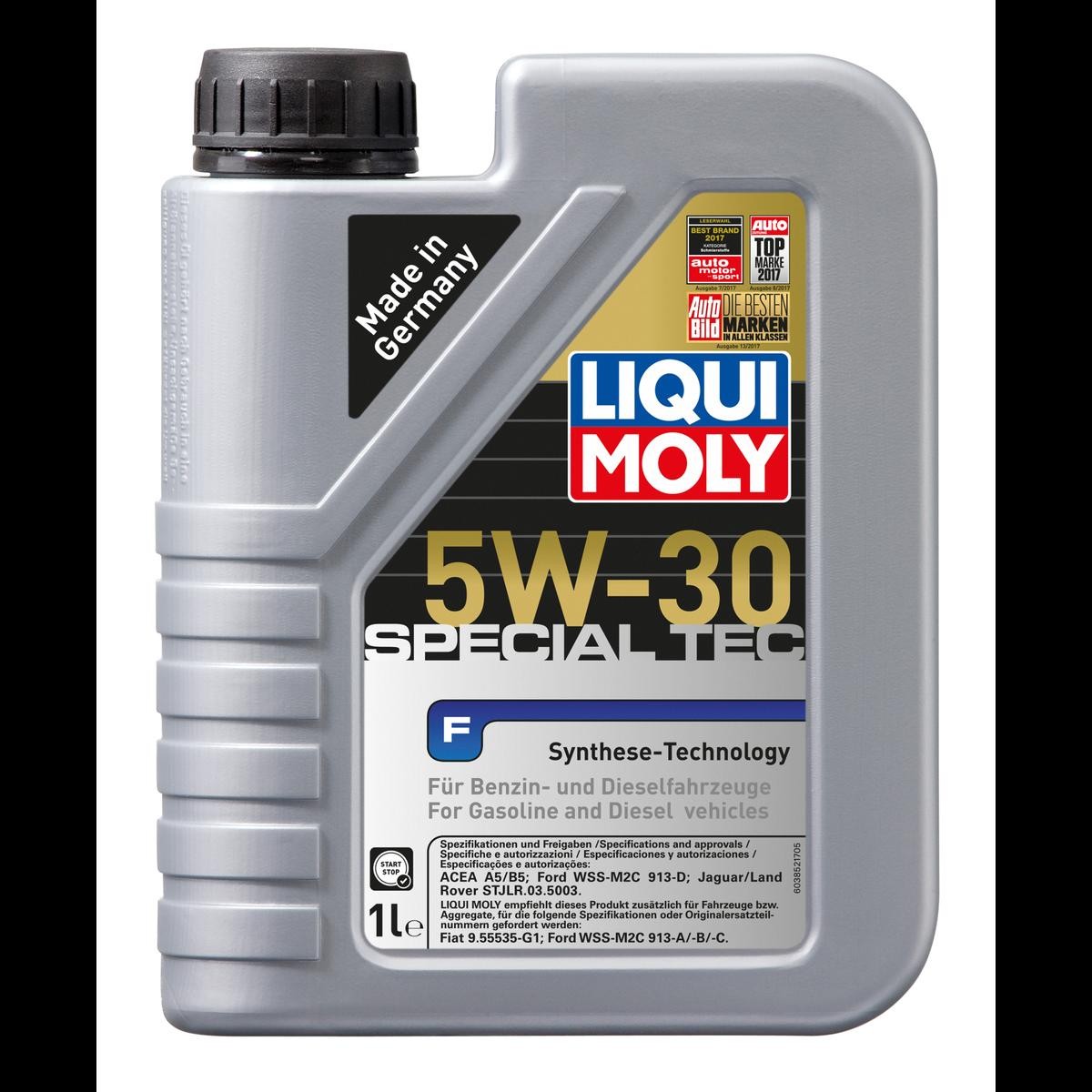 Engine oil LIQUI MOLY 3852 - Ford StreetKA Oils and fluids spare parts order