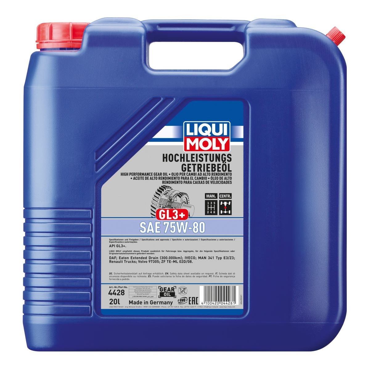 LIQUI MOLY GL3+ 4428 Gearbox oil Honda HR-V II 1.8 141 hp Petrol 2014 price