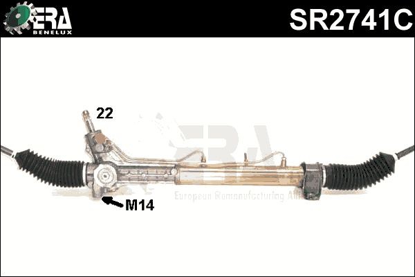 ERA Benelux SR2741C Steering rack Hydraulic, for left-hand drive vehicles, toothed steering shaft