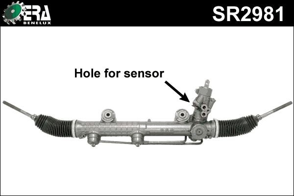 ERA Benelux SR2981 Steering rack Hydraulic, for vehicles with servotronic steering, for left-hand drive vehicles, with bore for sensor