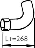 DINEX 47258 Exhaust Pipe 81.15201-0223