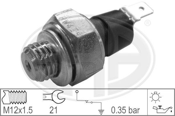 Fiat 127 Sensors, relays, control units parts - Oil Pressure Switch ERA 330001