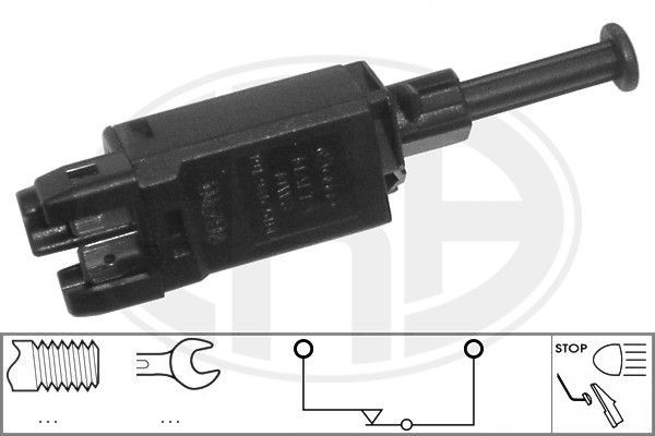 330440 Brake light pedal switch 330440 ERA Mechanical, 2-pin connector