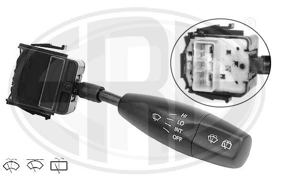 ERA Number of pins: 9-pin connector, with rear wipe-wash function, with wipe-wash function, with wipe interval function Steering Column Switch 440256 buy