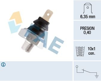 Oil Pressure Switch FAE 11060 - Škoda ESTELLE Sensors, relays, control units spare parts order