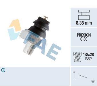 FAE 12240 Oil Pressure Switch 94021127