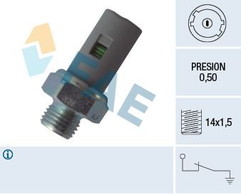 FAE 12636 DACIA Oil pressure switch in original quality