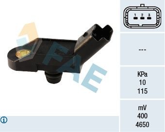 FAE Number of pins: 3-pin connector MAP sensor 15011 buy