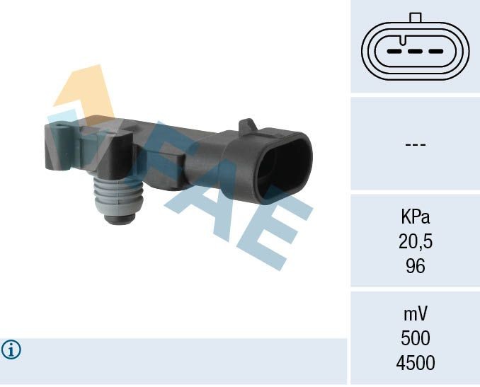 FAE 15013 Intake manifold pressure sensor 12614970