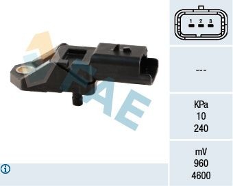 FAE 15027 Intake manifold pressure sensor 964 2789 980