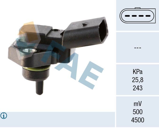 FAE 15030 Sensor, boost pressure 062 906 051