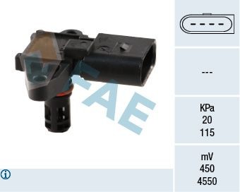 FAE 15034 Sensor, boost pressure 03D906051