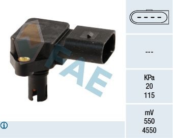 FAE 15038 Intake manifold pressure sensor 036 998 041.1