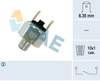 Opel ZAFIRA Brake pedal stop light switch 2494989 FAE 21020 online buy