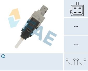 Fiat DUCATO Brake light pedal switch 2495042 FAE 24415 online buy